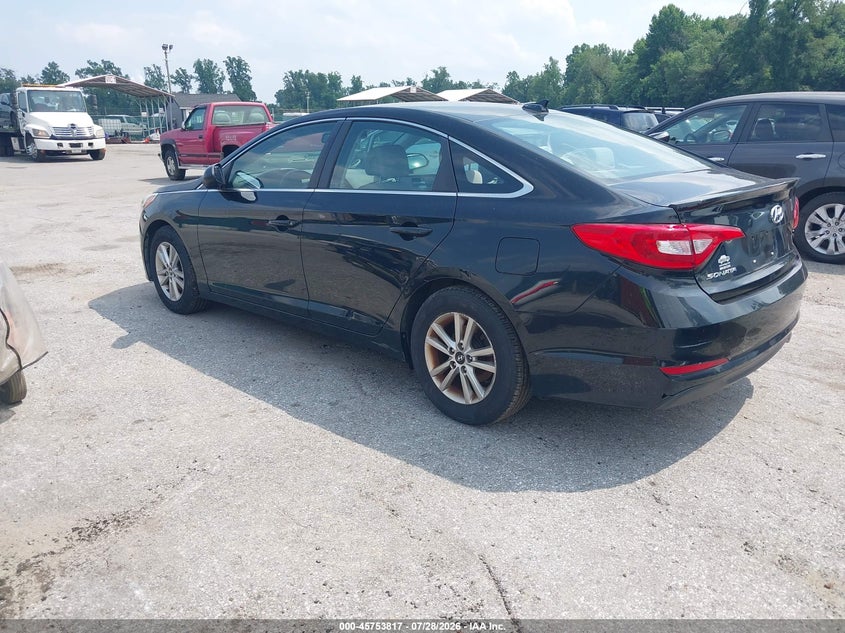 Vin: 5npe24af9hh552086, lot: 46252538, hyundai sonata se 20173