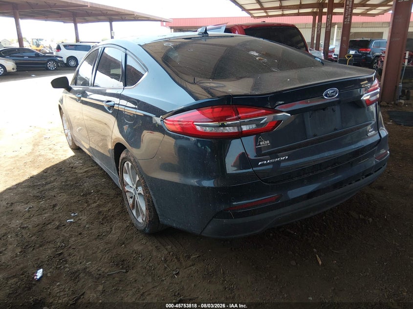 Vin: 3fa6p0hdxlr252491, lot: 46252540, ford fusion se 20203