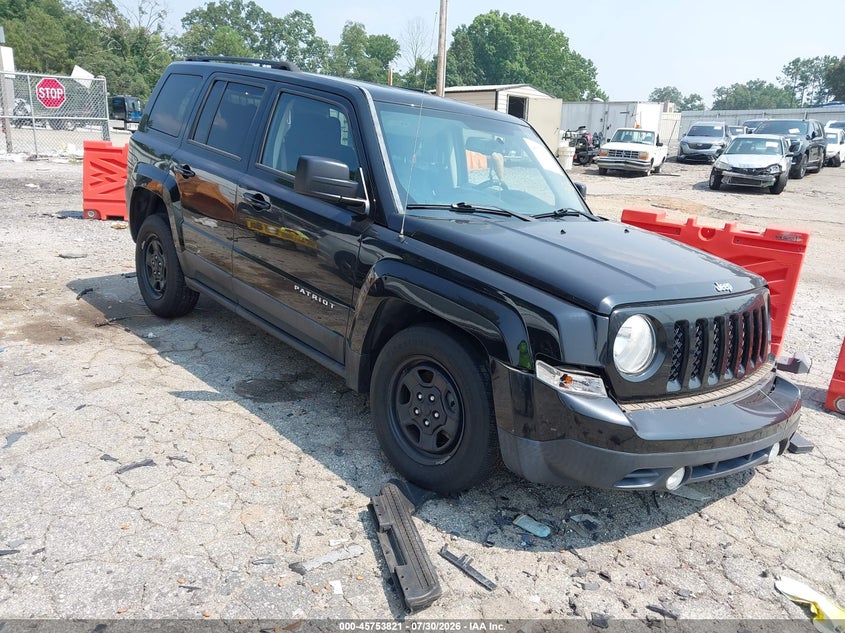 Vin: 1c4njpba6gd537363, lot: 46252543, jeep patriot sport 2016 img_1