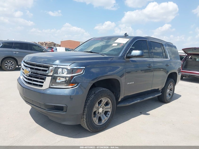 Vin: 1gnscakc5kr216249, lot: 46252544, chevrolet tahoe ls 20192