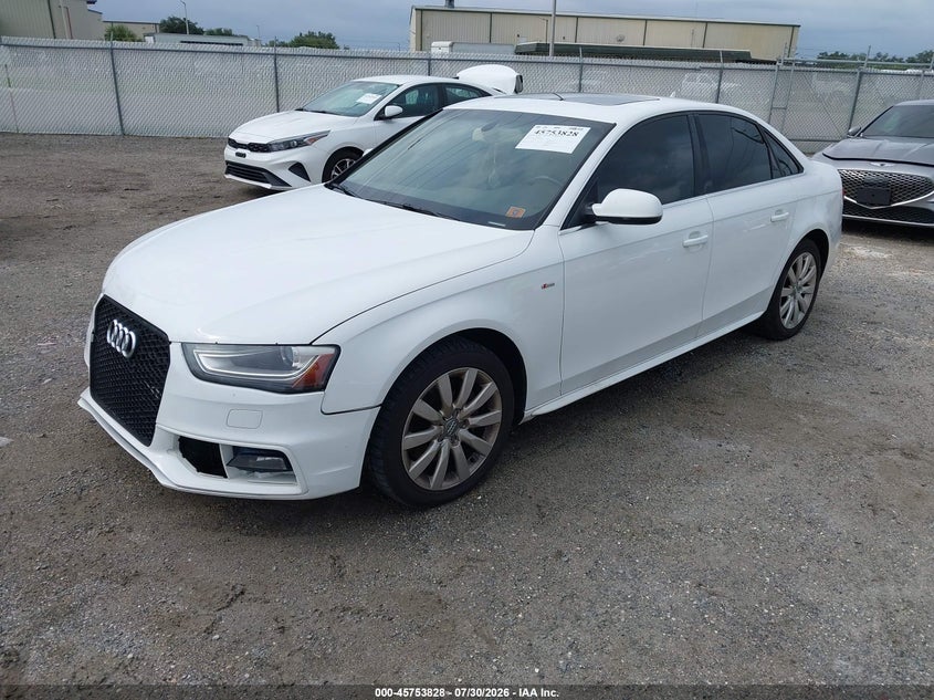 Vin: waubfafl3fn041004, lot: 46252550, audi a4 2.0t premium 20152