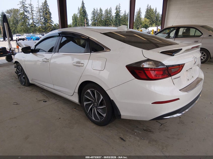 Vin: 19xze4f93ke024230, lot: 46252559, honda insight touring 20193