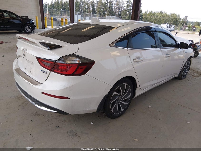 Vin: 19xze4f93ke024230, lot: 46252559, honda insight touring 20194