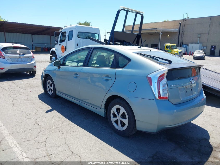 Vin: jtdkn3du5f1963052, lot: 46252590, toyota prius two 20153