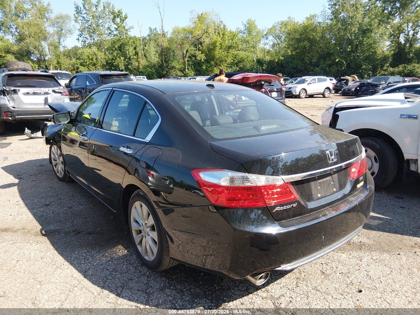 Vin: 1hgcr3f8xfa000710, lot: 46252601, honda accord ex-l v-6 20153