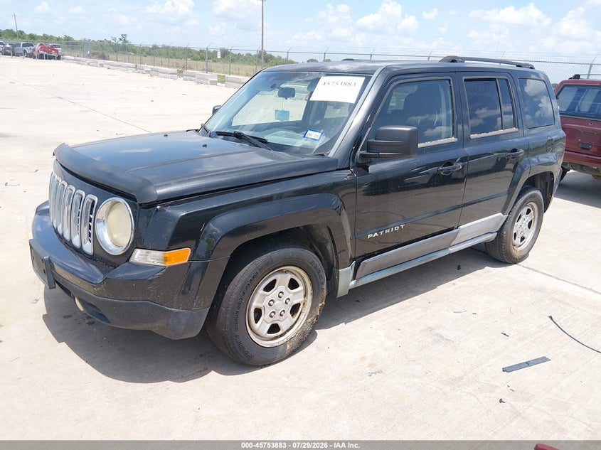 Vin: 1j4nt1gb0bd118596, lot: 46252605, jeep patriot sport 20112