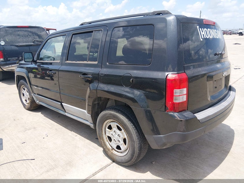 Vin: 1j4nt1gb0bd118596, lot: 46252605, jeep patriot sport 20113