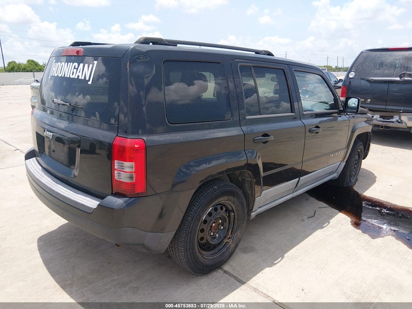 Vin: 1j4nt1gb0bd118596, lot: 46252605, jeep patriot sport 20114