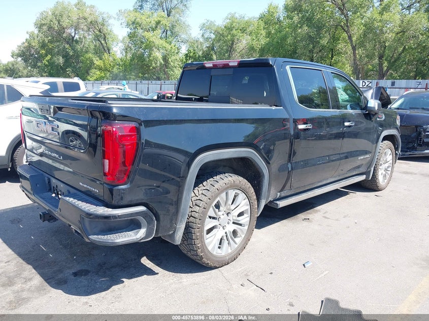 Vin: 3gtu9fel2mg127427, lot: 46252618, gmc sierra 1500 4wd  short box denali 20214