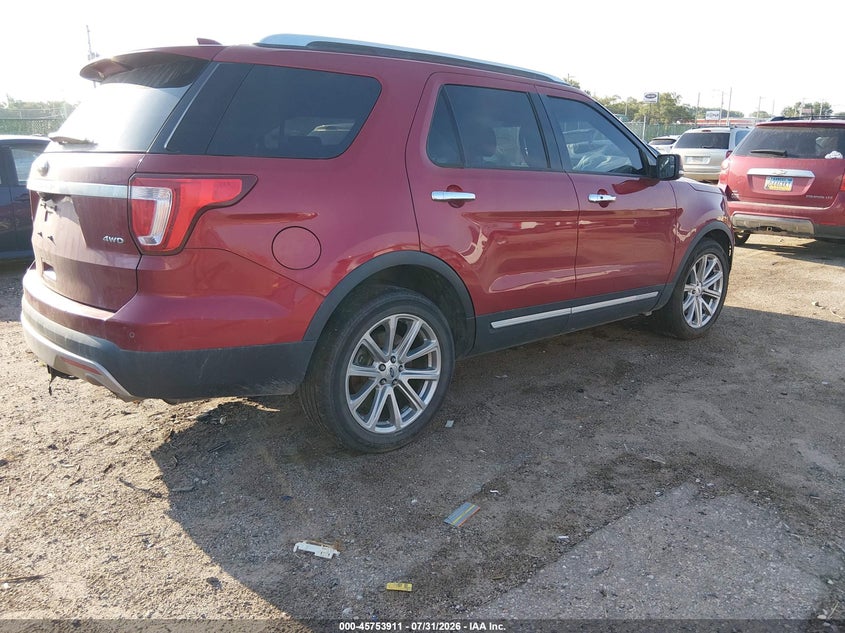 2016 FORD EXPLORER auction photo 4