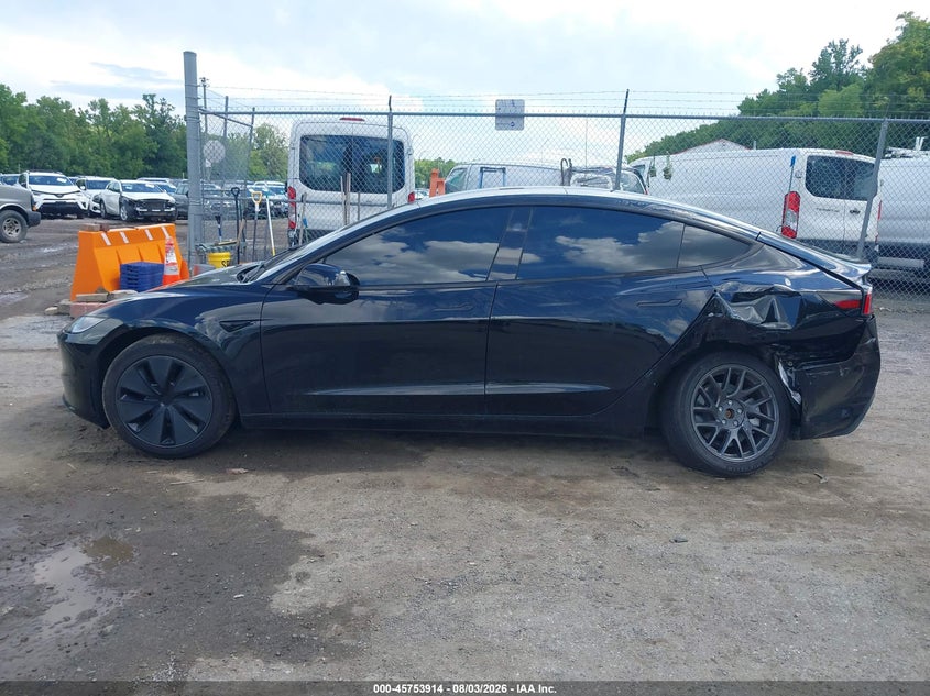 TESLA MODEL 3 2025 VIN 5YJ3E1EA4SF019970