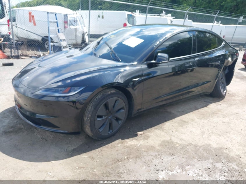 2025 Tesla Model 3, Left & Right Side, IAAI, VIN 5YJ3E1EA4SF019970 — photo 2