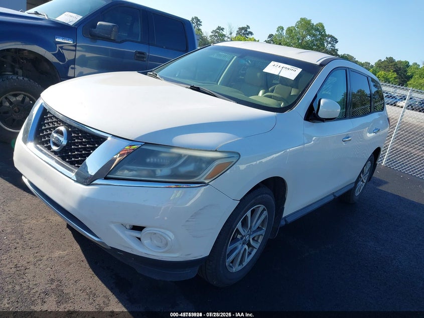 2013 NISSAN PATHFINDER auction photo 2