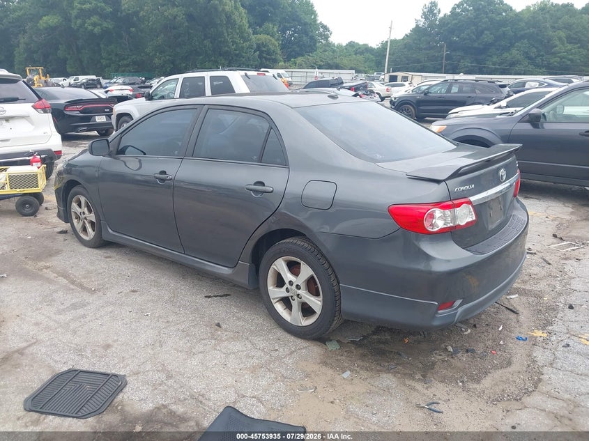 Vin: 2t1bu4eexbc653212, lot: 46252657, toyota corolla s 20113