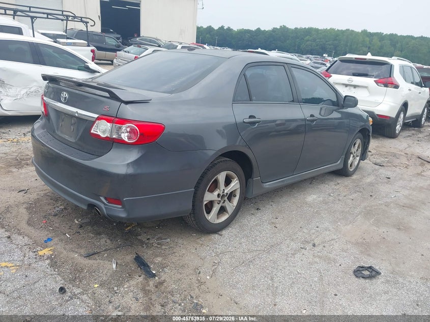 Vin: 2t1bu4eexbc653212, lot: 46252657, toyota corolla s 20114