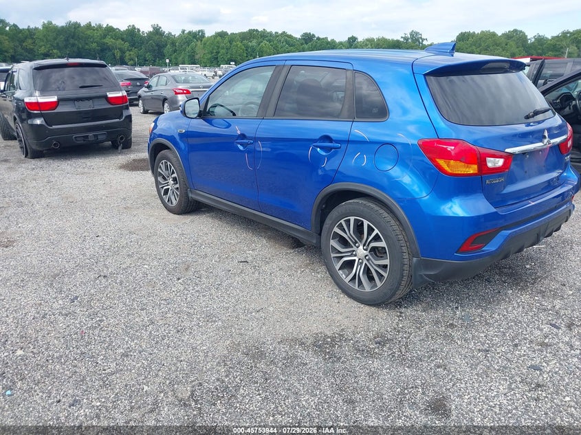 Vin: ja4ap3au7ku034932, lot: 46252666, mitsubishi outlander sport 2.0 es 20193