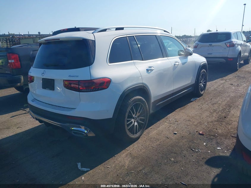 Vin: wdc4m4hb4lw011565, lot: 46252678, mercedes-benz glb 250 4matic 20204