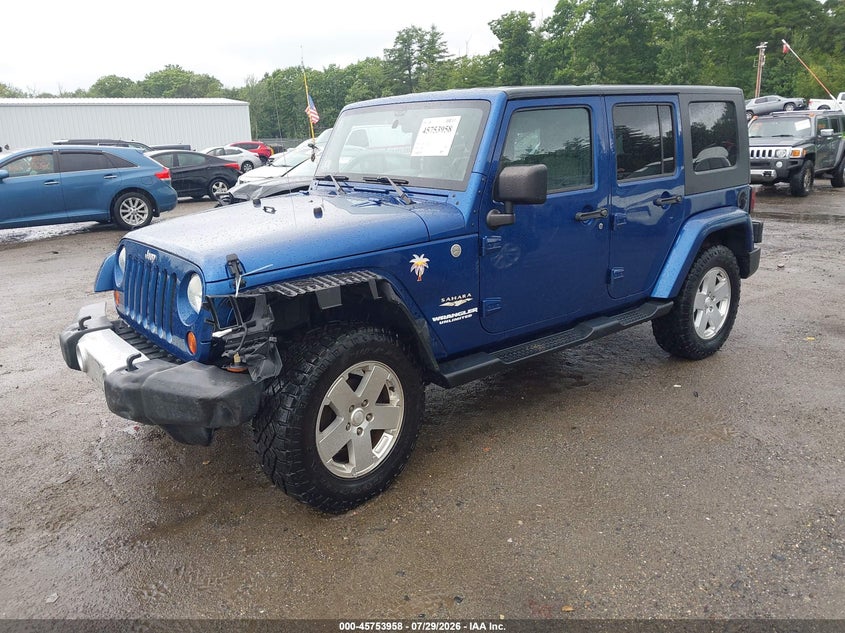 Vin: 1j4ha5h10al182268, lot: 46252680, jeep wrangler unlimited sahara 20102