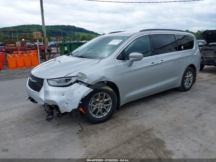 Vin: 2c4rc1fg5nr135528, lot: 46252681, chrysler pacifica touring 20222