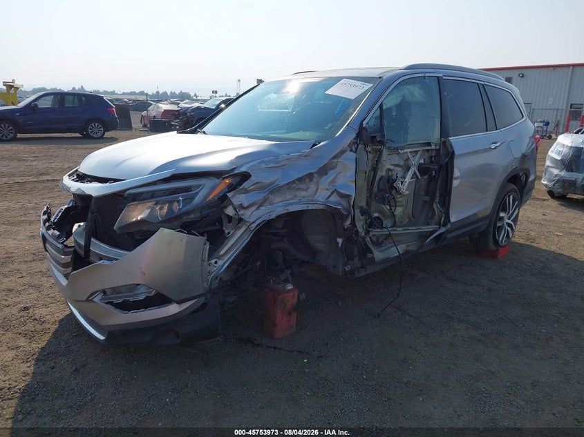 2017 Honda Pilot, Левый бок, IAAI, VIN 5FNYF6H98HB003460 — фото 2