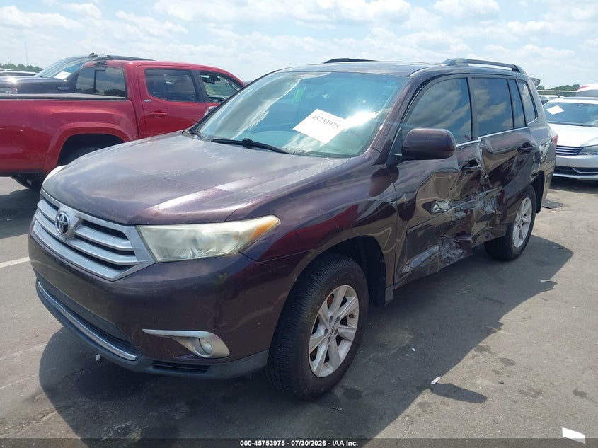 Vin: 5tdza3eh9cs028773, lot: 46252697, toyota highlander se 20122