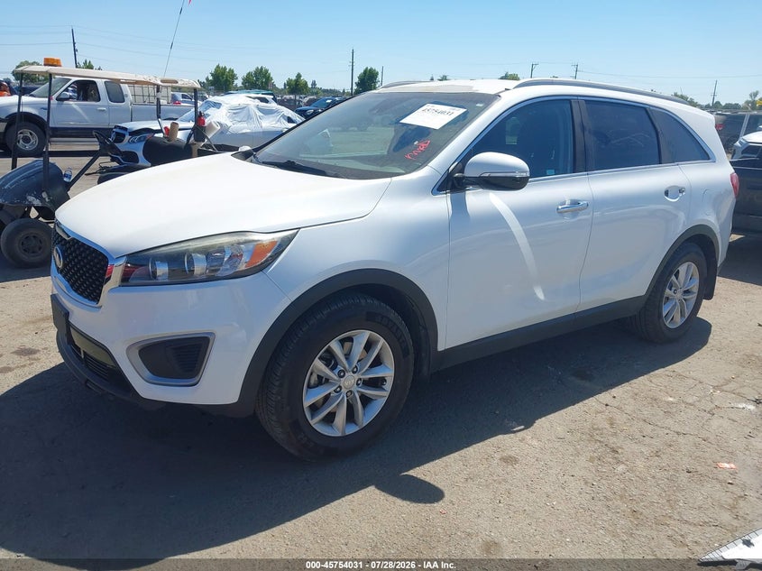 Vin: 5xypg4a57hg227509, lot: 46252753, kia sorento 3.3l lx 20172