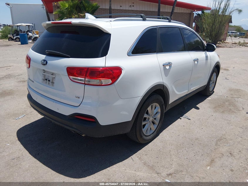 Vin: 5xypg4a52gg157092, lot: 46252769, kia sorento 3.3l lx 20164