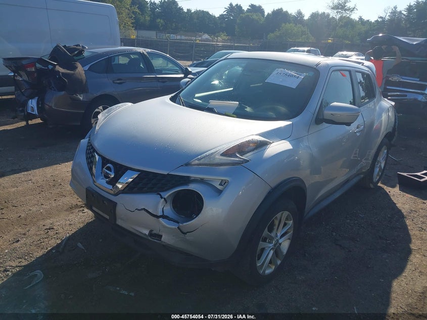 Vin: jn8af5mv1ft555797, lot: 46252776, nissan juke sl 20152