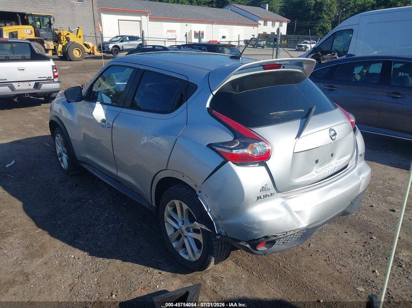 Vin: jn8af5mv1ft555797, lot: 46252776, nissan juke sl 20153