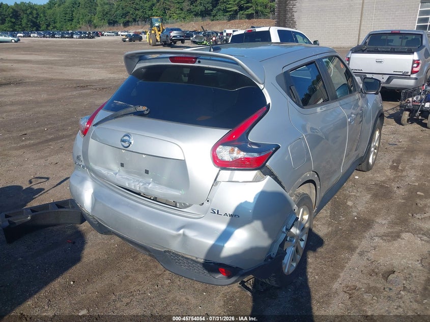 Vin: jn8af5mv1ft555797, lot: 46252776, nissan juke sl 20154