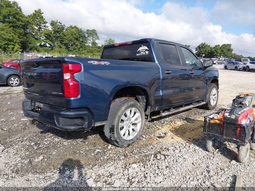 Vin: 1gcpdbekxpz150826, lot: 46252799, chevrolet silverado 1500 4wd  short bed custom 20234