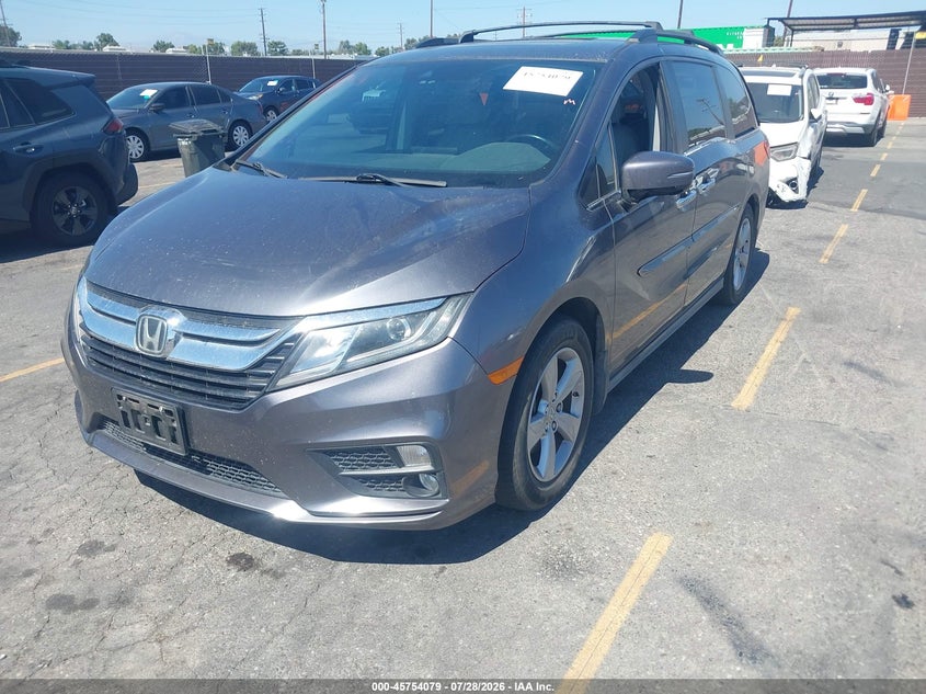 Vin: 5fnrl6h74kb049645, lot: 46252802, honda odyssey ex-l 20192