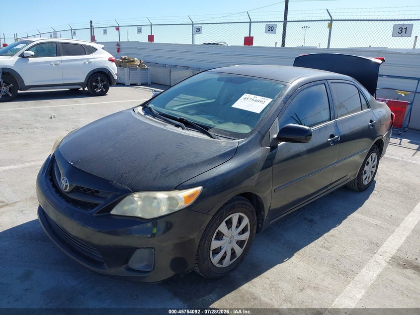 Vin: jtdbu4ee2b9160534, lot: 46252815, toyota corolla le 20112