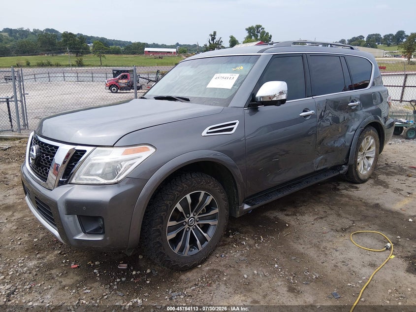 Vin: jn8ay2nd6h9005736, lot: 46252835, nissan armada sl 20172