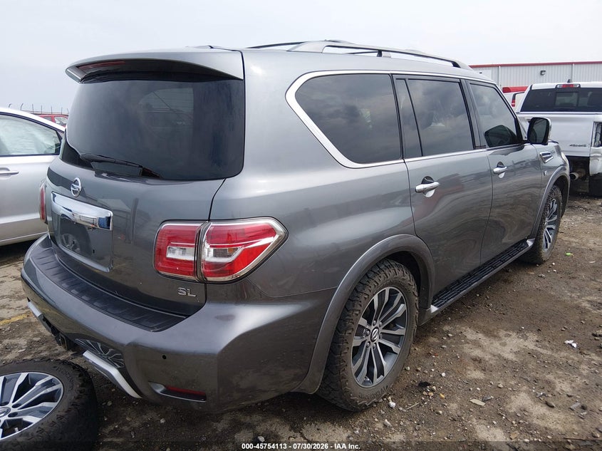 Vin: jn8ay2nd6h9005736, lot: 46252835, nissan armada sl 20174