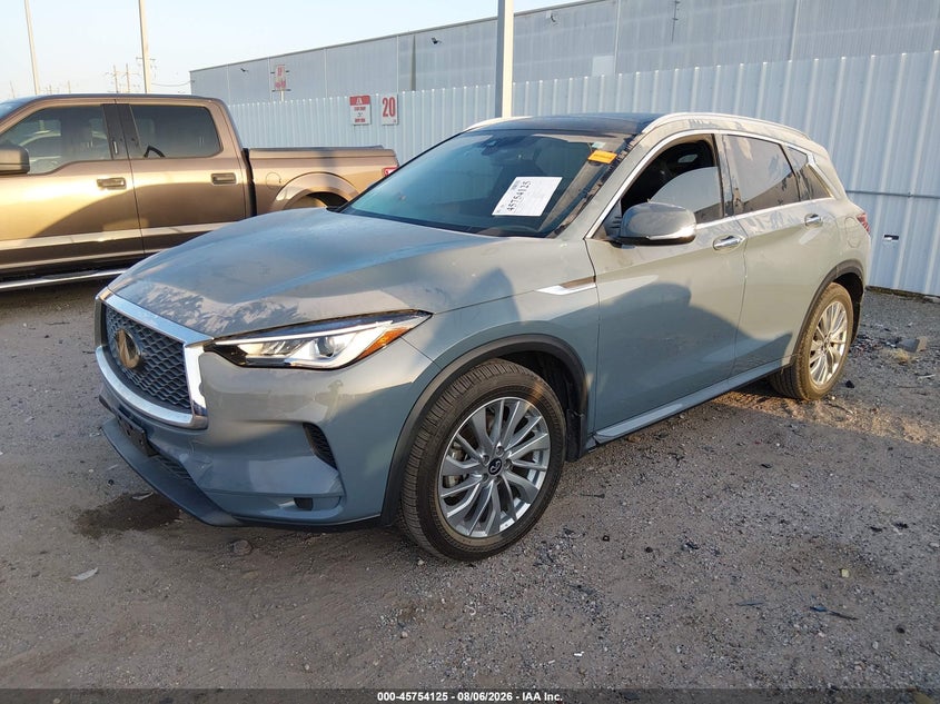 Vin: 3pcaj5ba9pf114725, lot: 46252847, infiniti qx50 luxe 20232