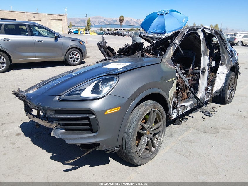 Vin: wp1be2ay4nda51171, lot: 46252856, porsche cayenne e-hybrid coupe platinum edition 20222
