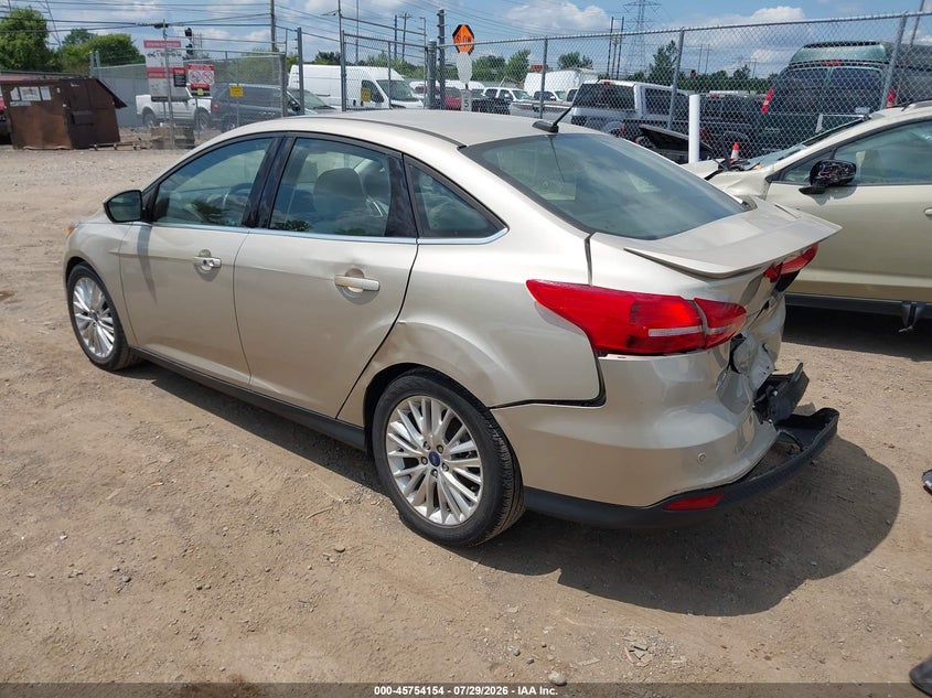 Vin: 1fadp3j23hl203706, lot: 46252876, ford focus titanium 20173