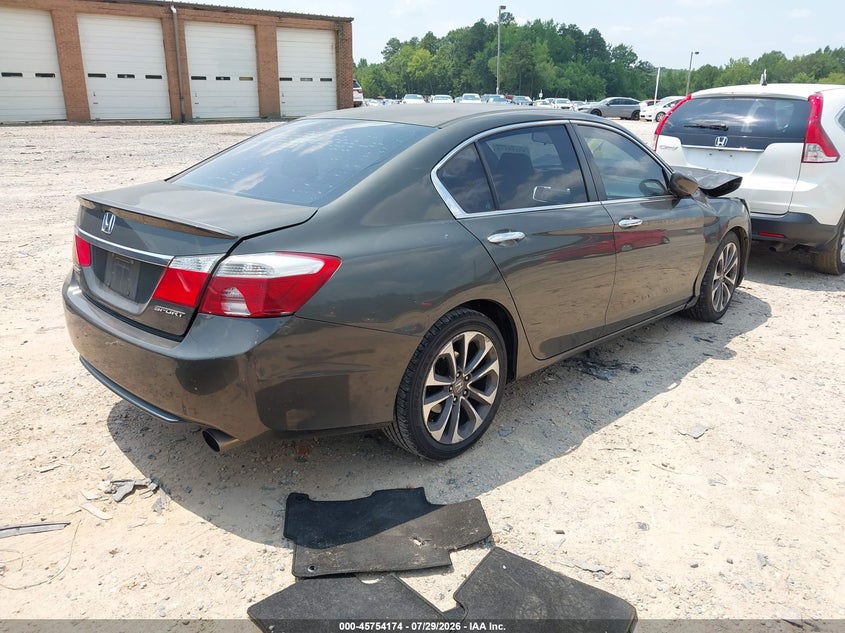 Vin: 1hgcr2f59fa122412, lot: 46252896, honda accord sport 20154