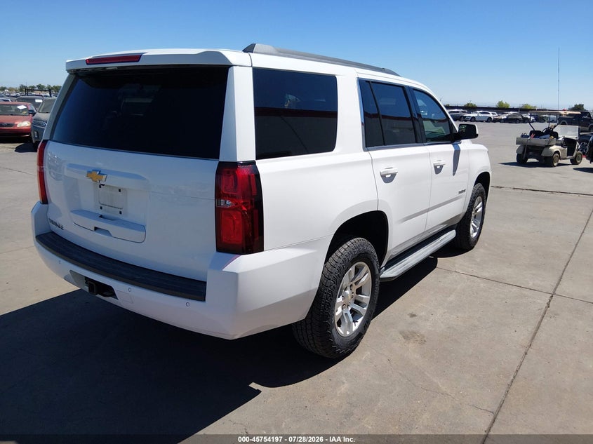 Vin: 1gnskaec7hr266514, lot: 46252919, chevrolet tahoe ls 20174
