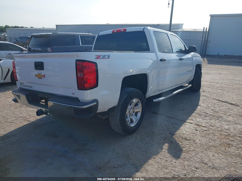 Vin: 3gcpcrec8eg143021, lot: 46252927, chevrolet silverado 1500 lt 20144