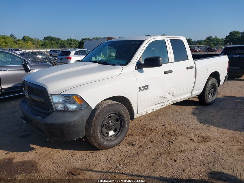 Vin: 1c6rr6fg8js229592, lot: 46252935, ram 1500 tradesman  4x2 6'4 box 20182