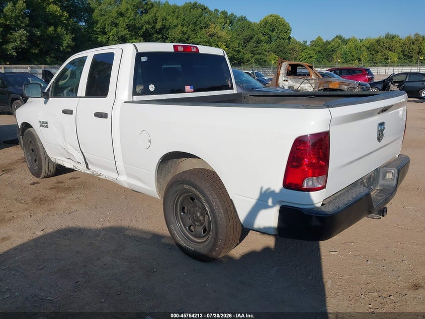 Vin: 1c6rr6fg8js229592, lot: 46252935, ram 1500 tradesman  4x2 6'4 box 20183