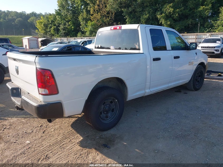 Vin: 1c6rr6fg8js229592, lot: 46252935, ram 1500 tradesman  4x2 6'4 box 20184