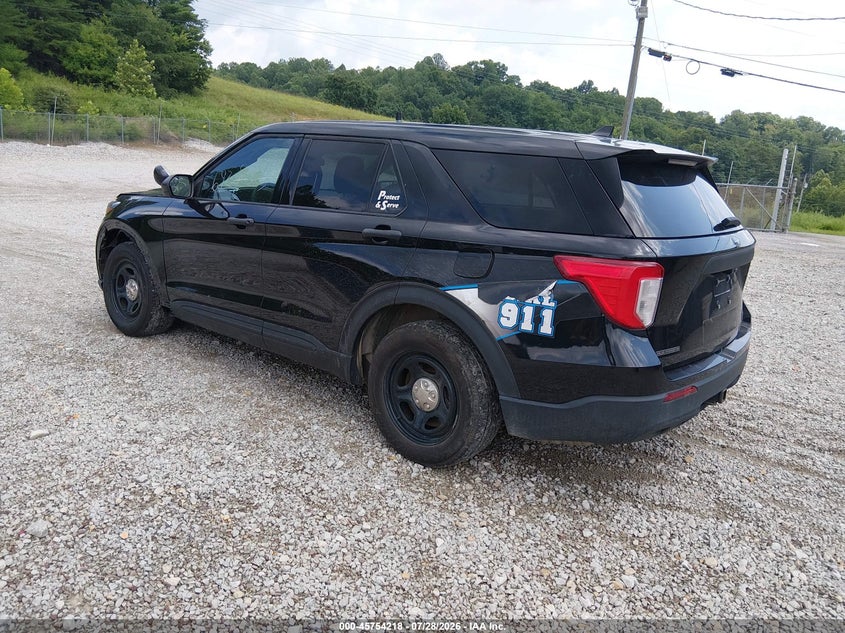 Vin: 1fm5k8acongb74152, lot: 46252940, ford police interceptor utility 20223