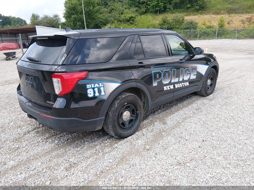 Vin: 1fm5k8acongb74152, lot: 46252940, ford police interceptor utility 20224