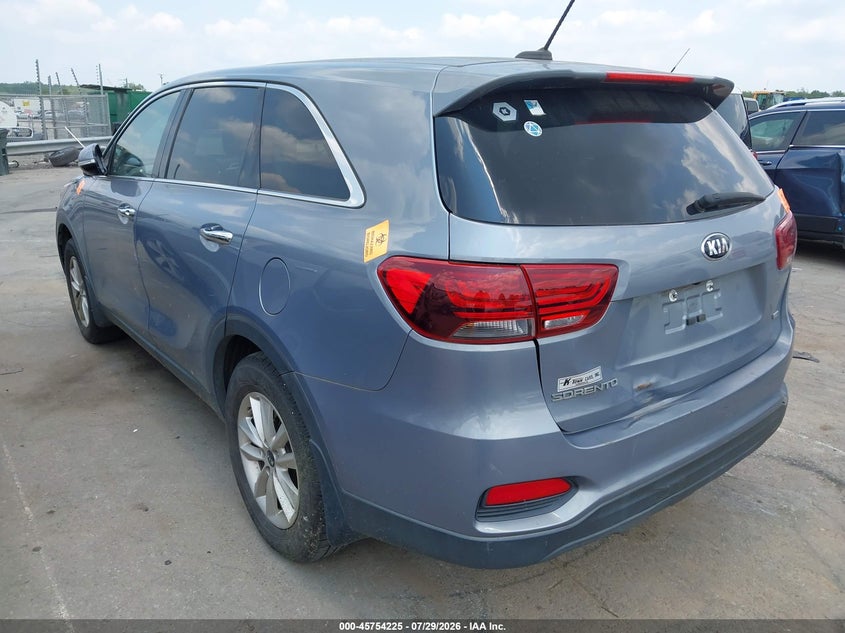 Vin: 5xypg4a38lg643575, lot: 46252947, kia sorento 2.4l lx 20203