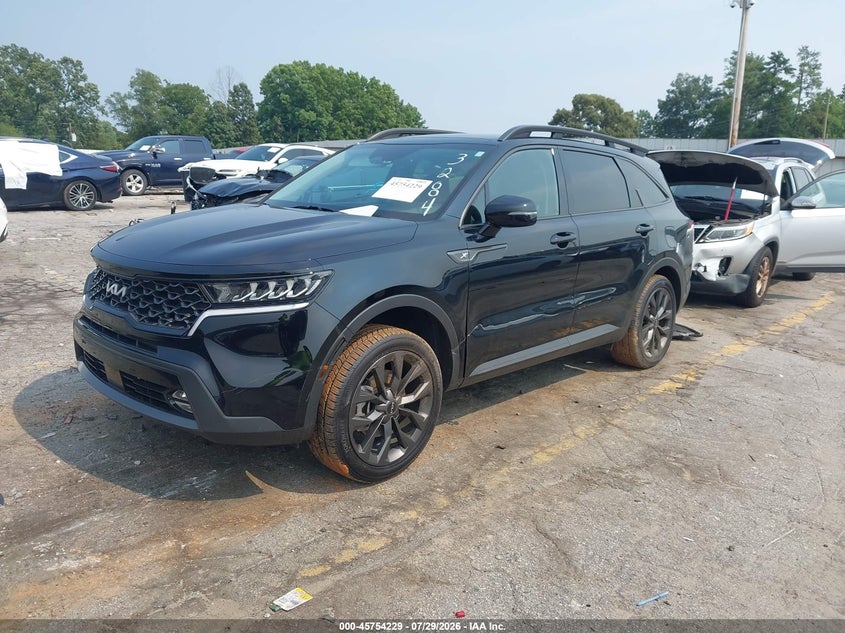 Vin: 5xyrhdlf8pg223284, lot: 46252951, kia sorento x-line ex 20232