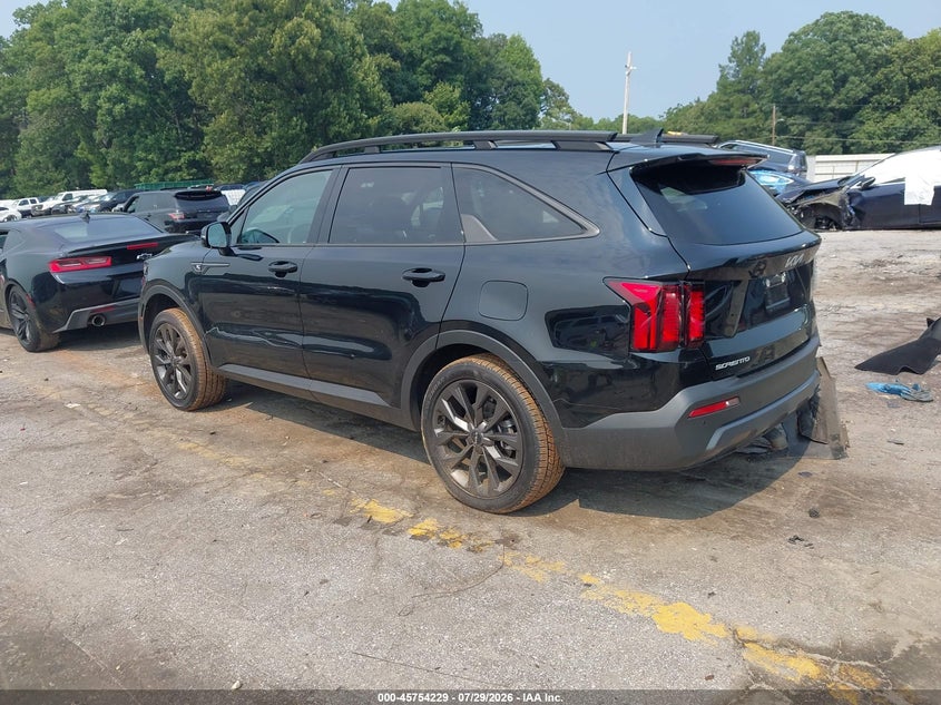 Vin: 5xyrhdlf8pg223284, lot: 46252951, kia sorento x-line ex 20233