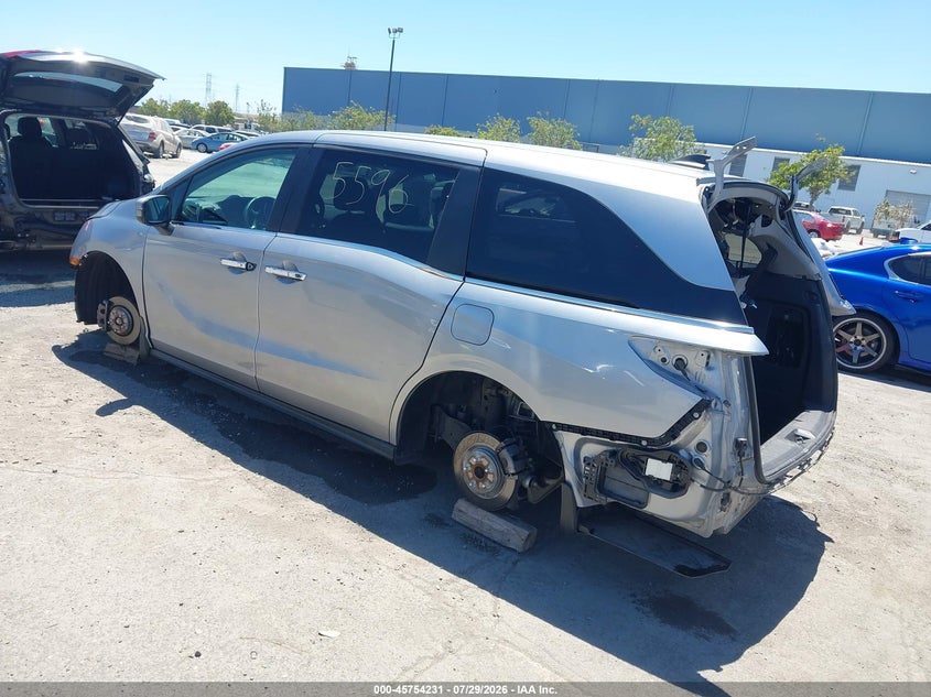 Vin: 5fnrl6h7xlb015596, lot: 46252953, honda odyssey ex-l/ex-l w/navi   res 20203